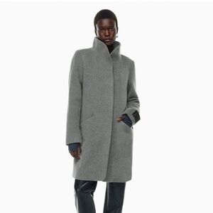 Aritzia Wilfred Cocoon Coat, women’s size medium, grey